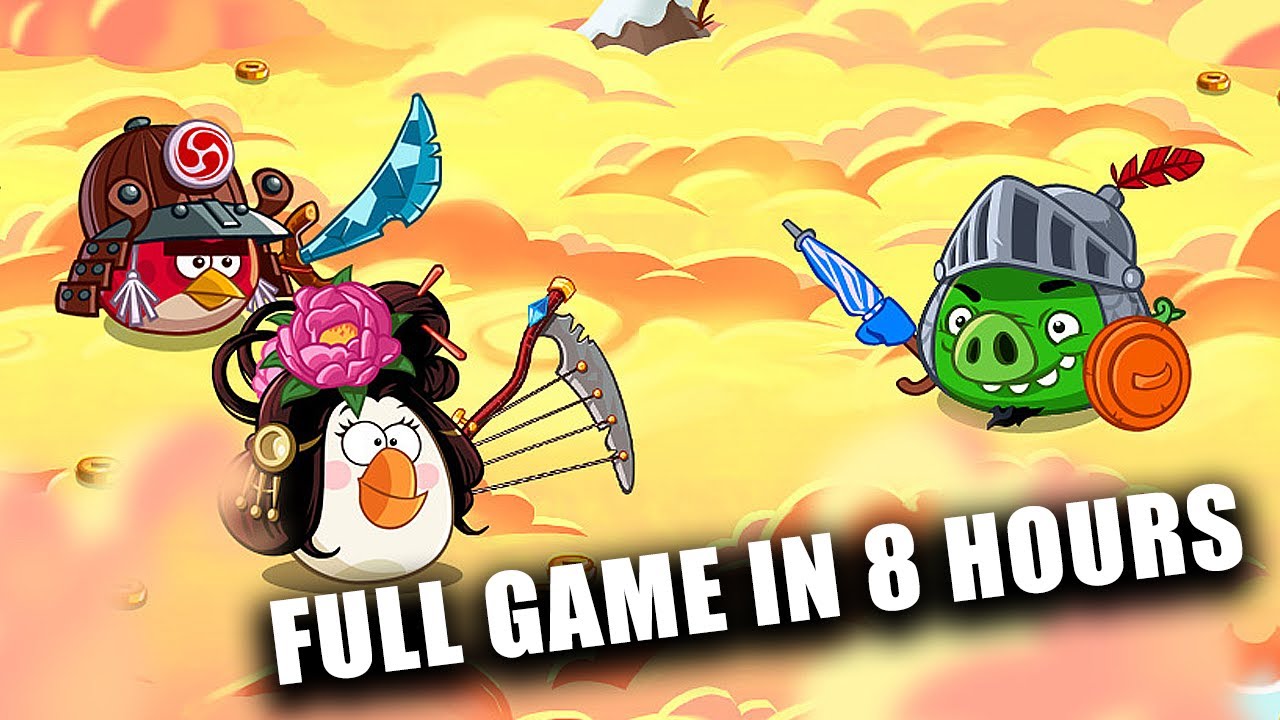 Angry Birds Epic - Full Game Walkthrough (All Levels, Adventure Story Mode) in 8 Hours (iOS,Android)