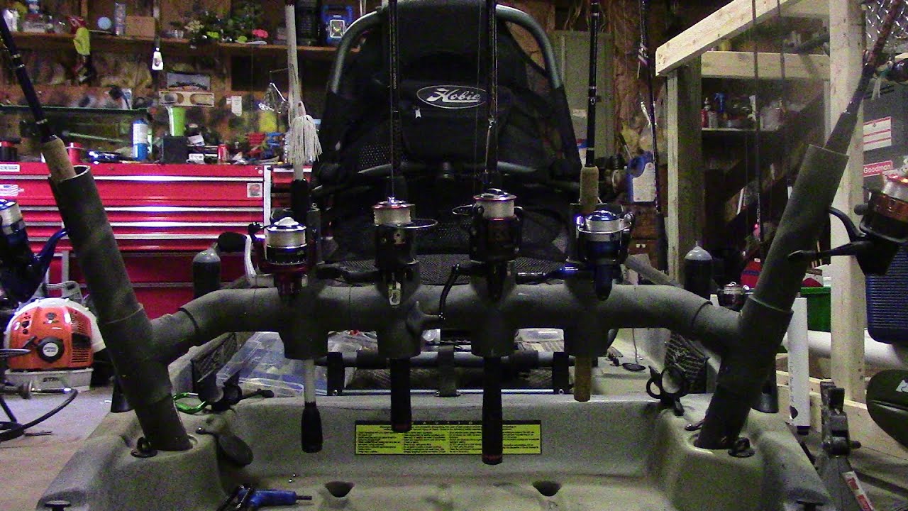 Hobie pro angler 14 rod holder build