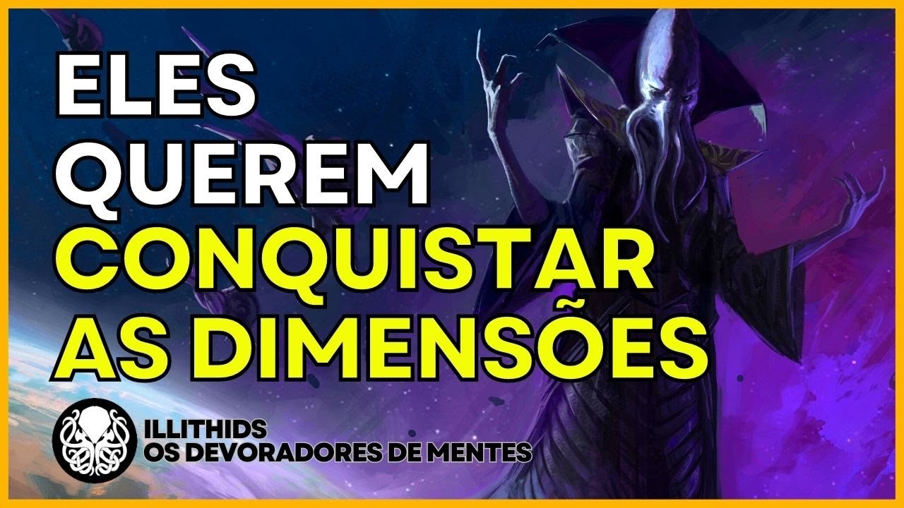 DEVORADORES DE MENTES. Explorando os Illithids ou Mind Flayers do RPG Dungeons & Dragons.