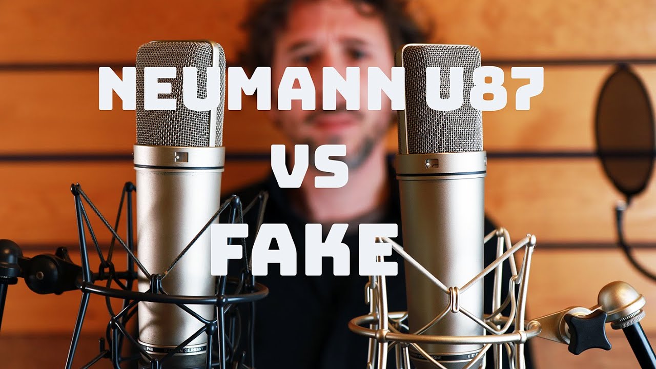 Neumann U87 ai vs Fake