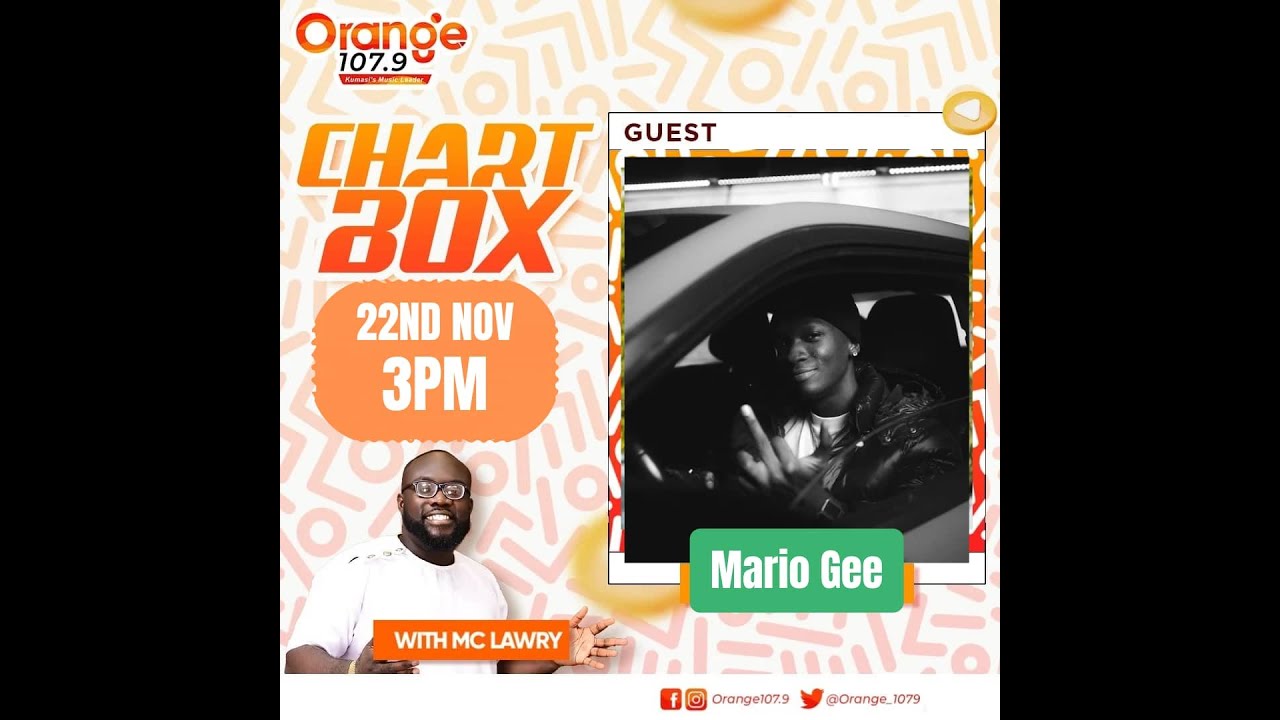 ORANGE CHARTBOX WITH MC LAWRY AND DJ WELLDONE