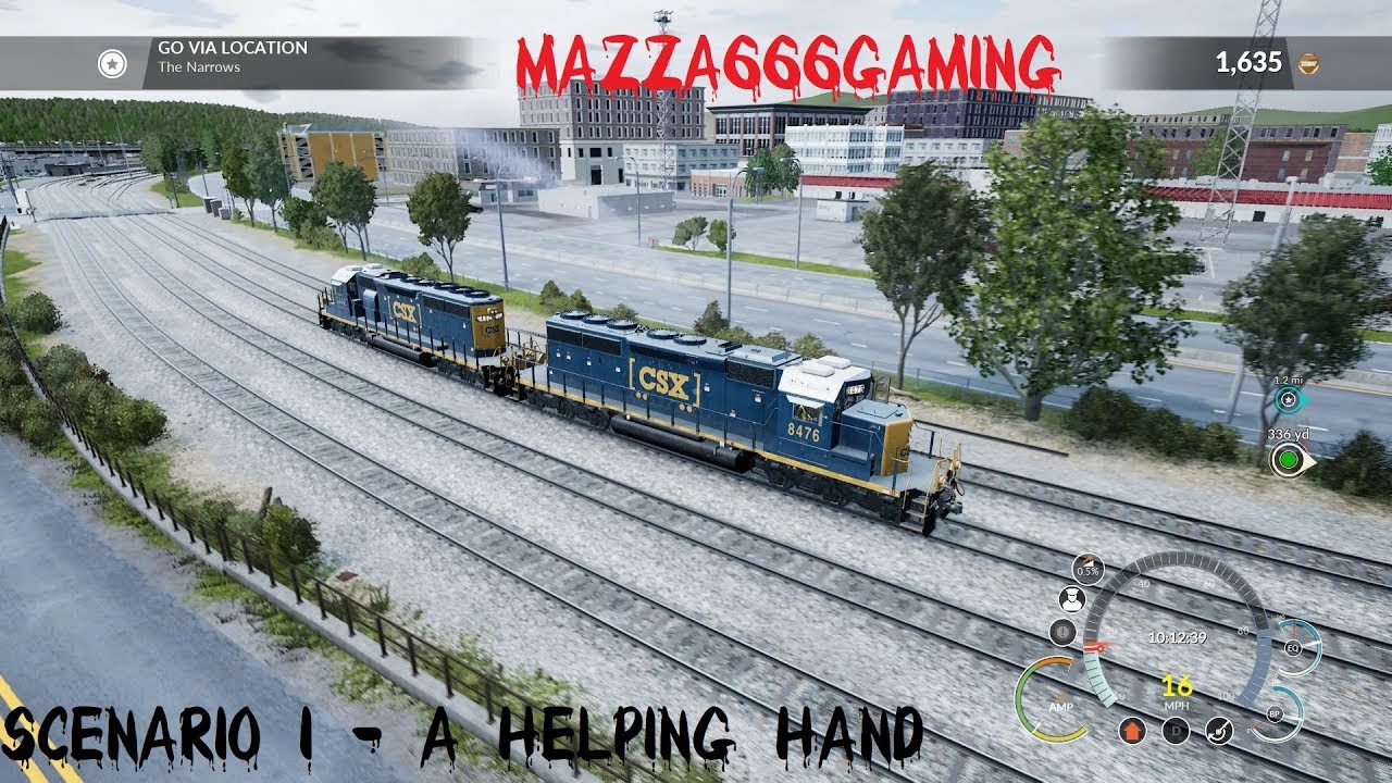 TSW : Train Sim World - My Train Career - First Proper run out - Scenario : A Helping Hand - GTX960
