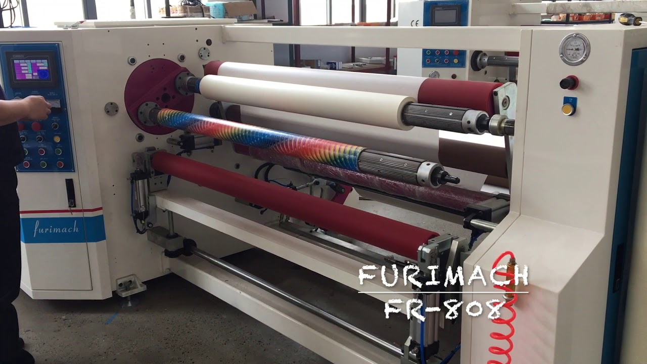 FR-808 Duplex Rewinding Machine for Masking Tape, Duct Tape, BOPP Tape