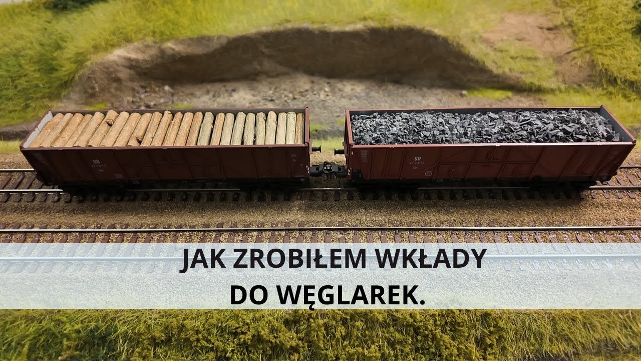 Moja makieta modułowa. Jak zrobiłem wkłady do węglarek ze styroduru.