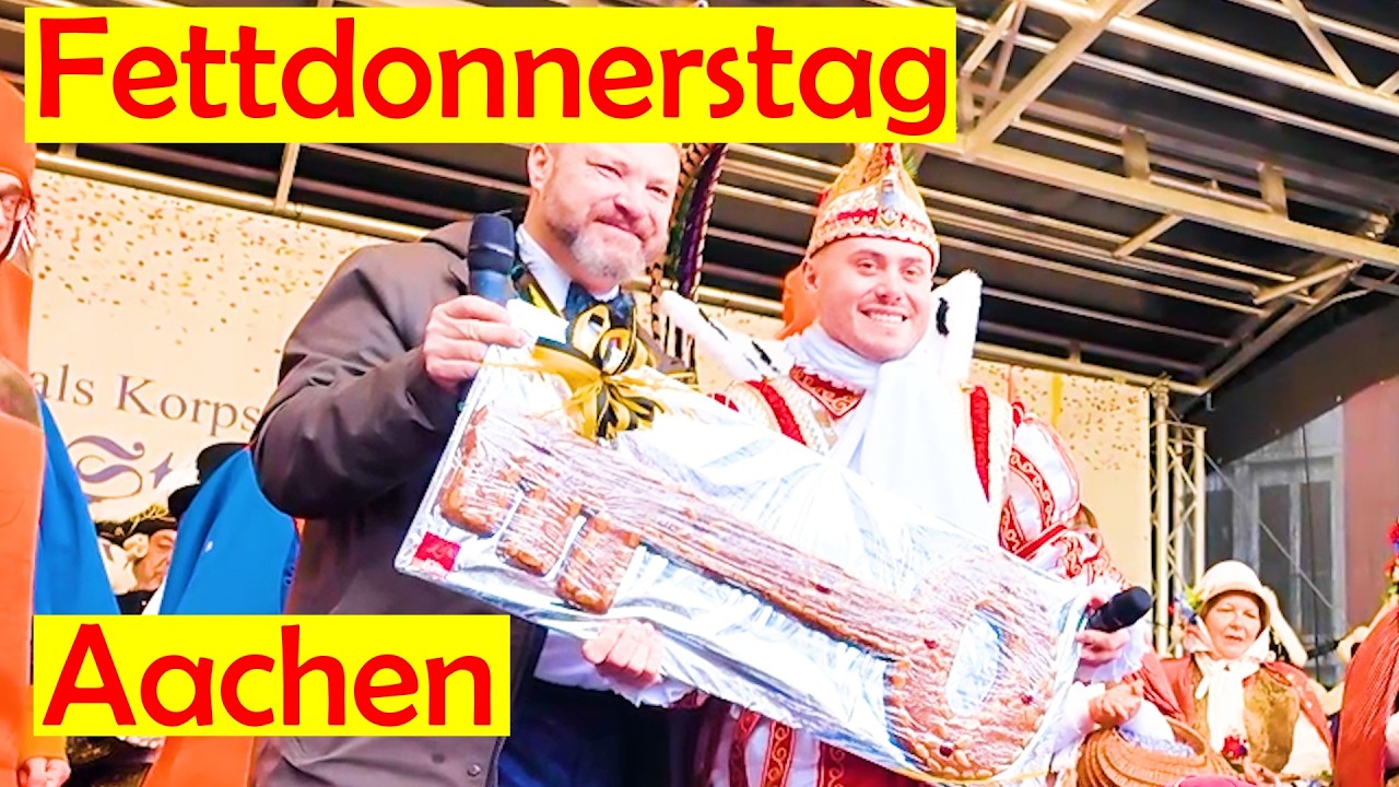 Karneval und Fettdonnerstag in Aachen 2026