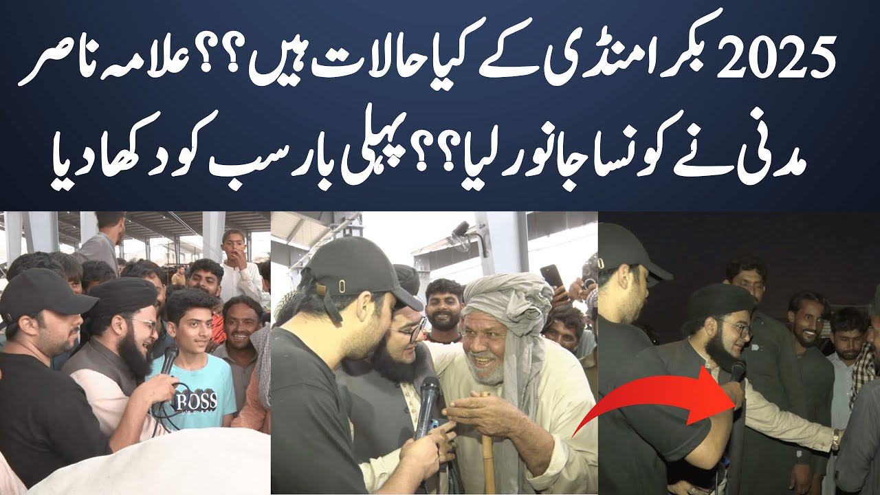 Mission Bakra Mandi | Allama Nasir Madni Bakra Madni 2025 | 3 Crore Ka Janwar