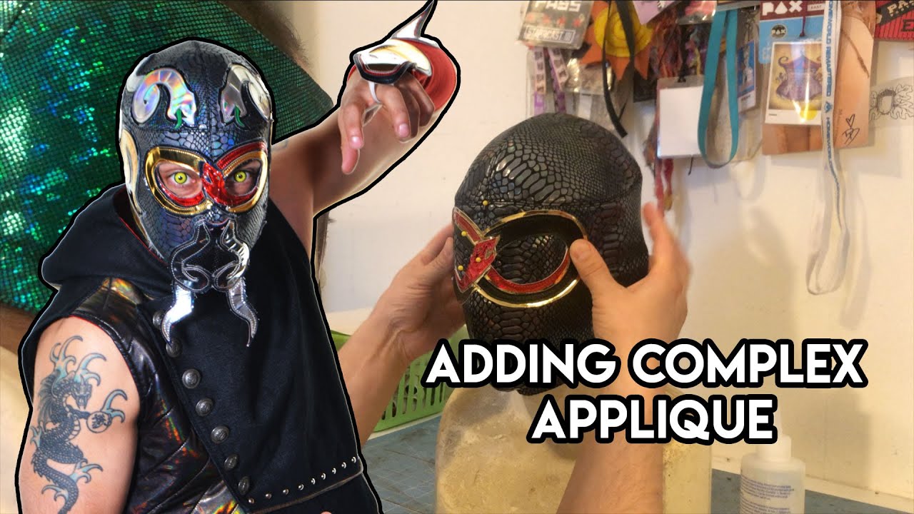 Lucha Mask Tutorial - Complex Applique