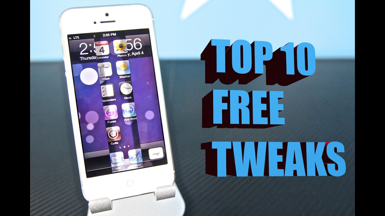 Top 10 FREE Cydia Tweaks For iOS 6.1.3/6.1.2/6.1 - Must Have iPhone 5/4S/4/3Gs Tweaks!
