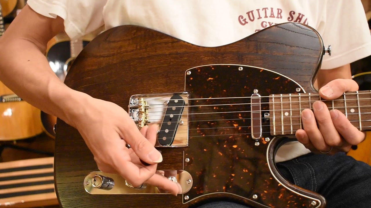 USED/Bacchus T-STANDARD ASH/R BR/OIL @guitarshoptantan