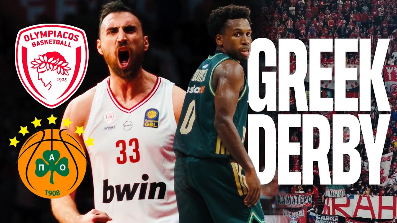 THE MOST INTENSE BASKETBALL DERBY IN EUROPE 😤 | OLYMPIACOS - PANATHINAIKOS CINEMATIC HIGHLIGHTS