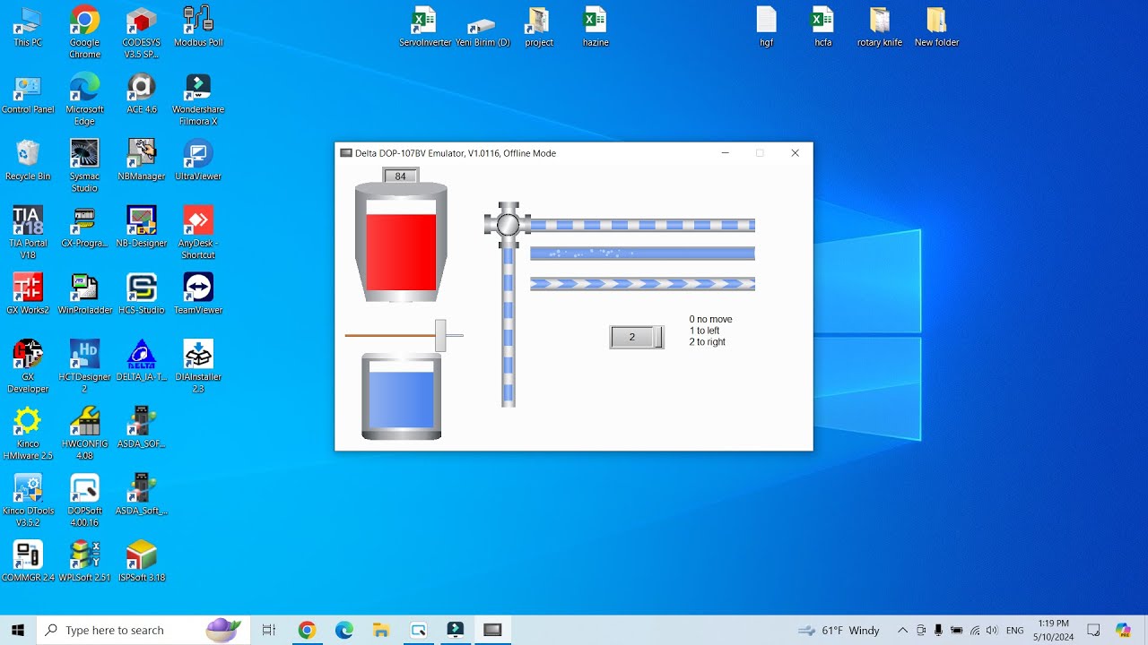 Каналы в DOPsoft #hmi #delta