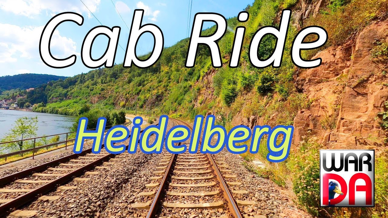 Von Seckach über das Neckartal nach Heidelberg und weiter zum Karlsruhe Gbf. 4K *RudolfRide015*