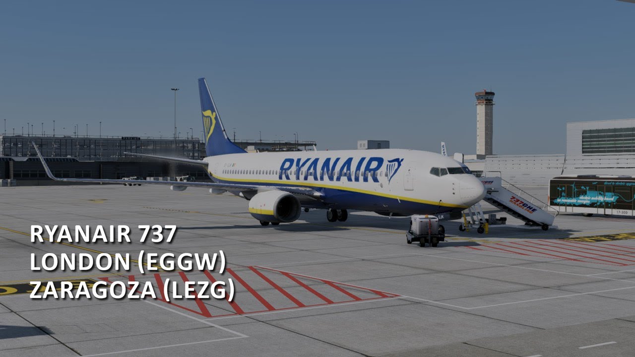 London Luton (EGGW) - Zaragoza (LEZG) | X-Plane 12