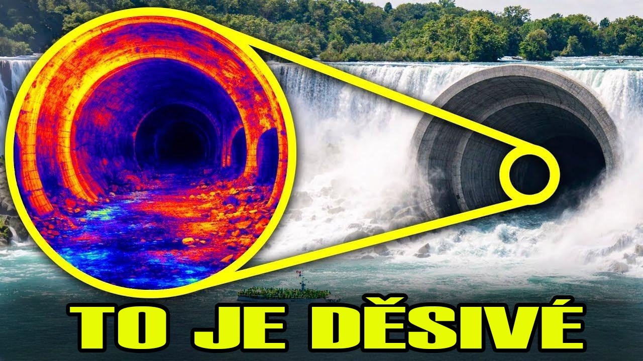 Pod Niagarskými vodopády se nachází rozsáhlá opuštěná tunelová síť ...