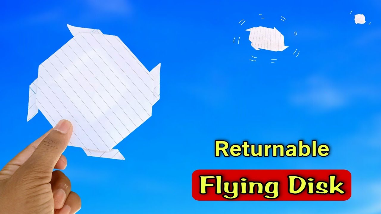 best notebook disk 📀 (Returned), how to make returnable disk, flying paper shield,