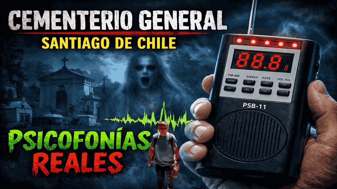 Exploración Paranormal en el Cementerio General de Santiago | Psicofonías Reales 😱