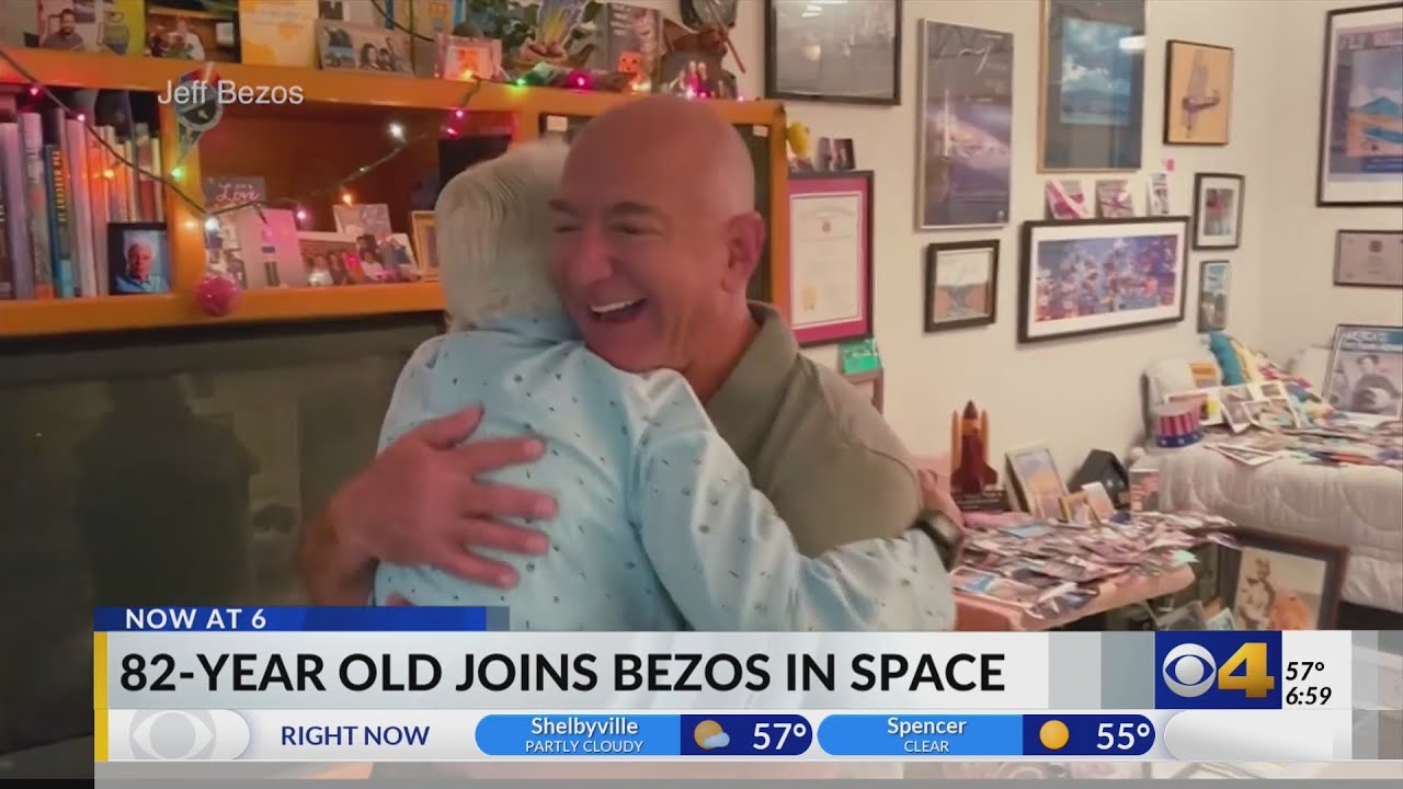 82-year-old woman to join Jeff Bezos in space