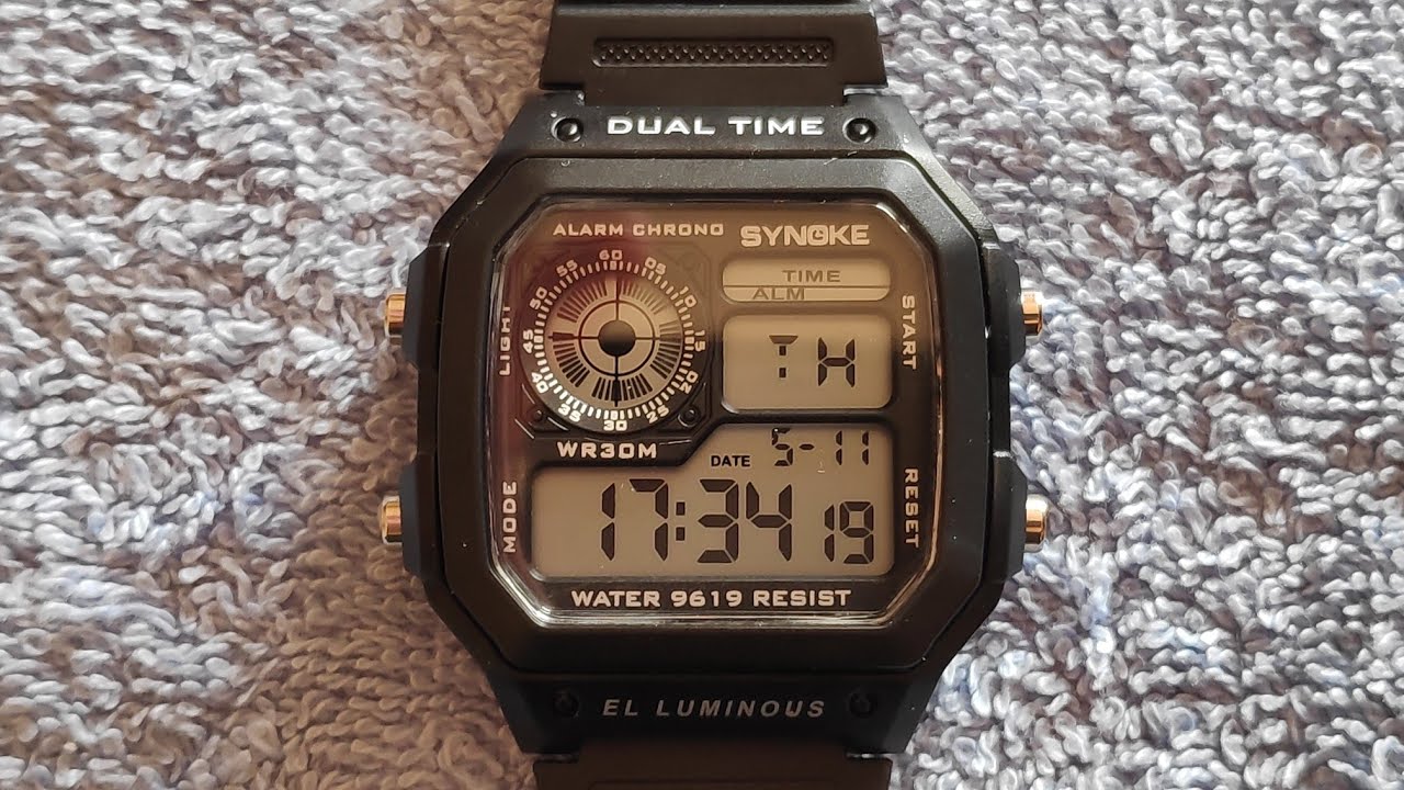 SYNOKE 9619 Sport Watch - Unboxing