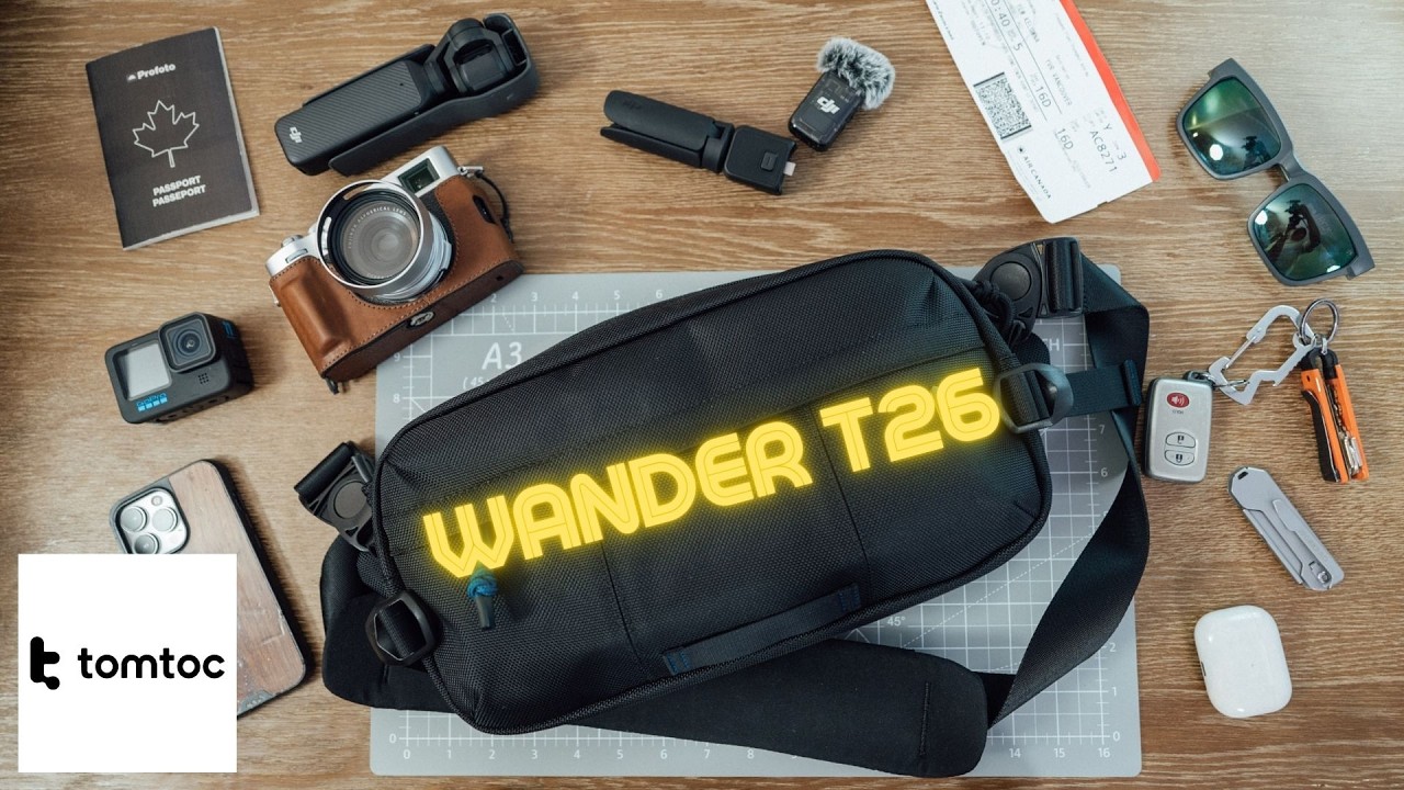 Рюкзак Tomtoc T26 Travel EDC 5.5L Tech Sling!