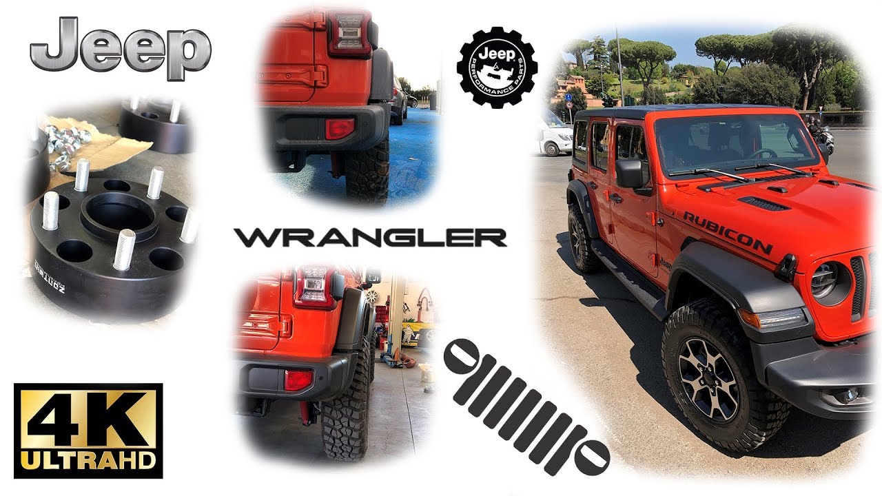 Jeep Wrangler JL Installazione Distanziali da 5cm ITA