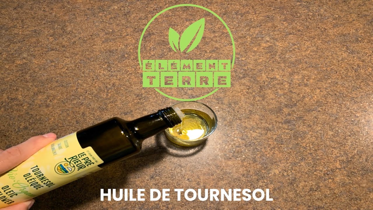 Élément Terre : Huile de tournesol