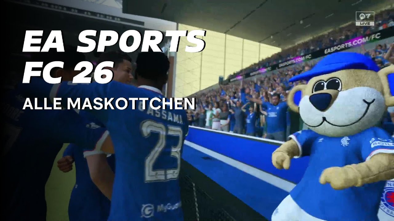 EA SPORTS FC 26 ALLE MASKOTTCHEN