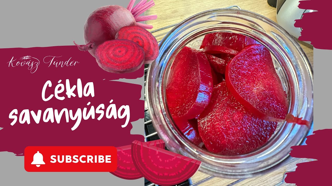 🍆 Egyszerű cékla savanyúság - Finom és egészséges!