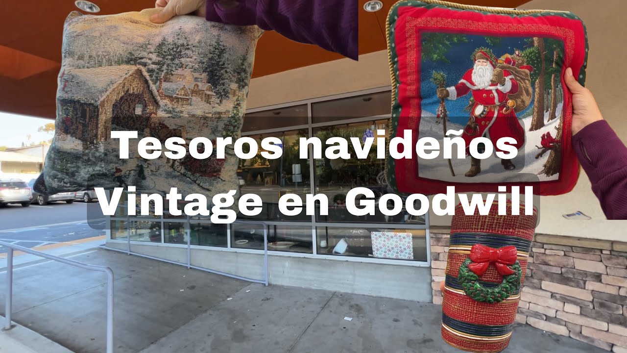 Recorrido en Goodwill | Decoración Navideña Vintage 🌲 