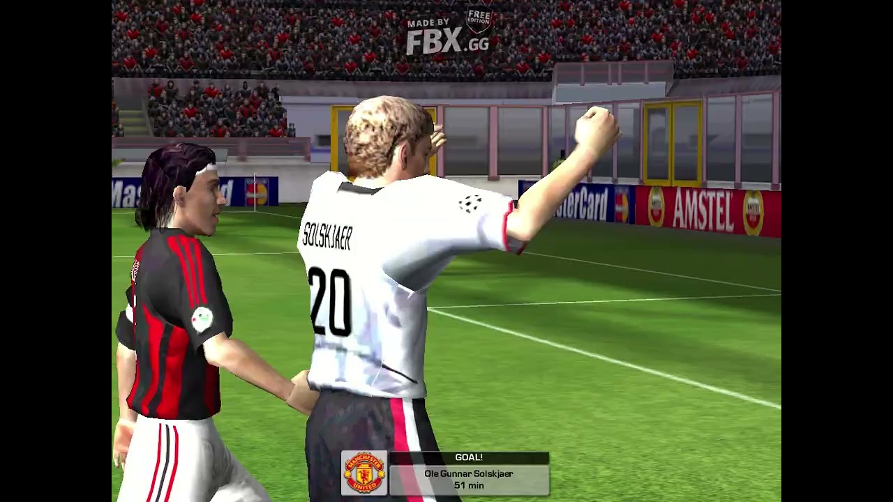 FIFA 2003 (modified version) AC Milan v Manchester United