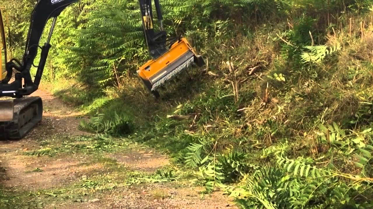 FEMAC - TE 80 REV3 - Trinciatrice Idraulica per Escavatori di 4.0-6.0 ton - MULCHER