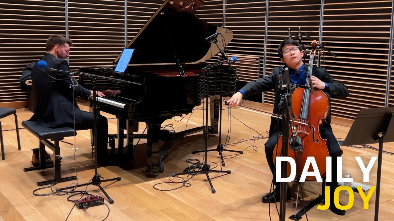 Sonata for Cello and Piano in C minor performed by Daniel Wang & Peter Dugan! | Daily Joy