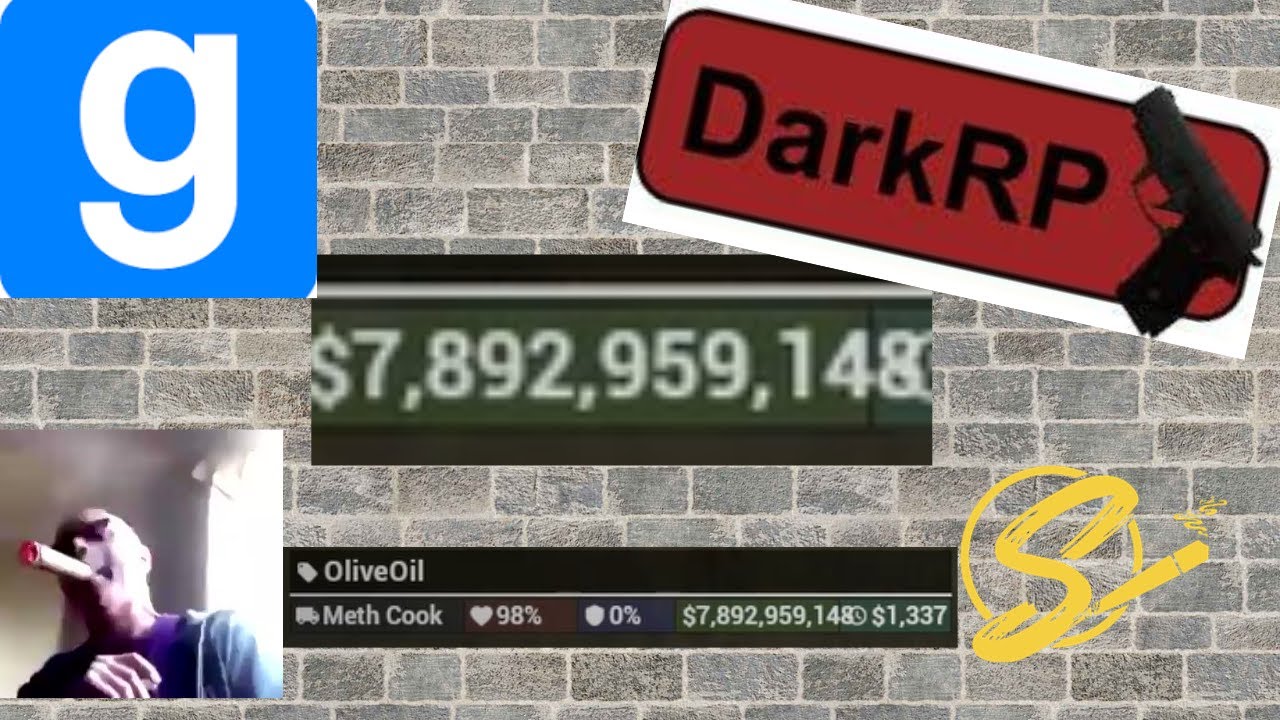 Gmod DarkRP: Abusing Money Bug and Breaking Economy on P2W Server