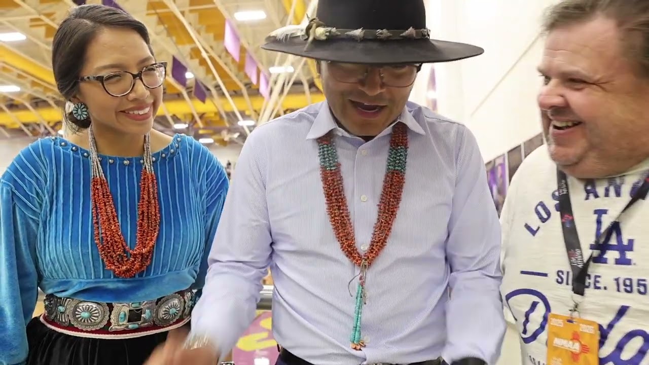 Navajo Nation President Buu Nygren and First Lady Jasmine Blackwater-Nygren
