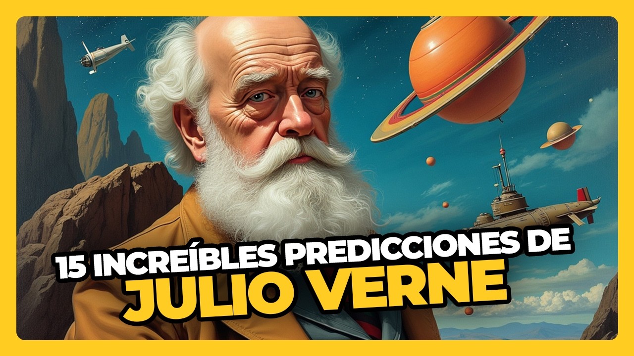 15 INCREÍBLES PREDICCIONES de JULIO VERNE • #Datazo