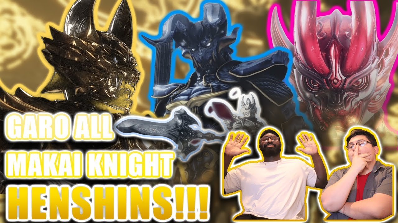 HIS FIRST TIME Watching GARO All Makai Knight HENSHINS REACTION!! | I GOT HIM HOOKED 🔥