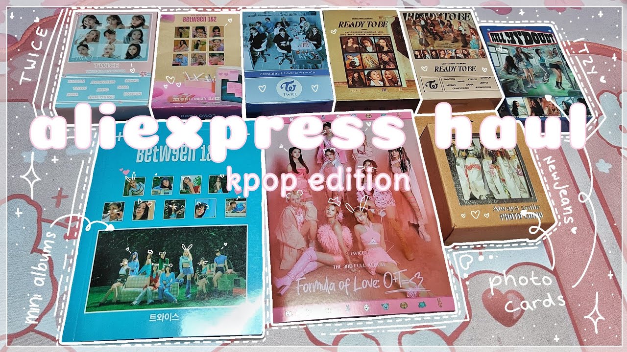 ASMR AliExpress kpop haul 💕✨