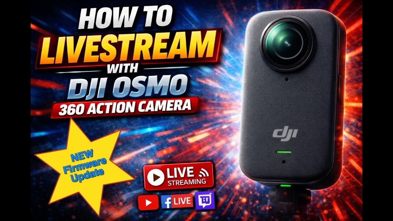 Now You can Livestream with the DJI Osmo 360