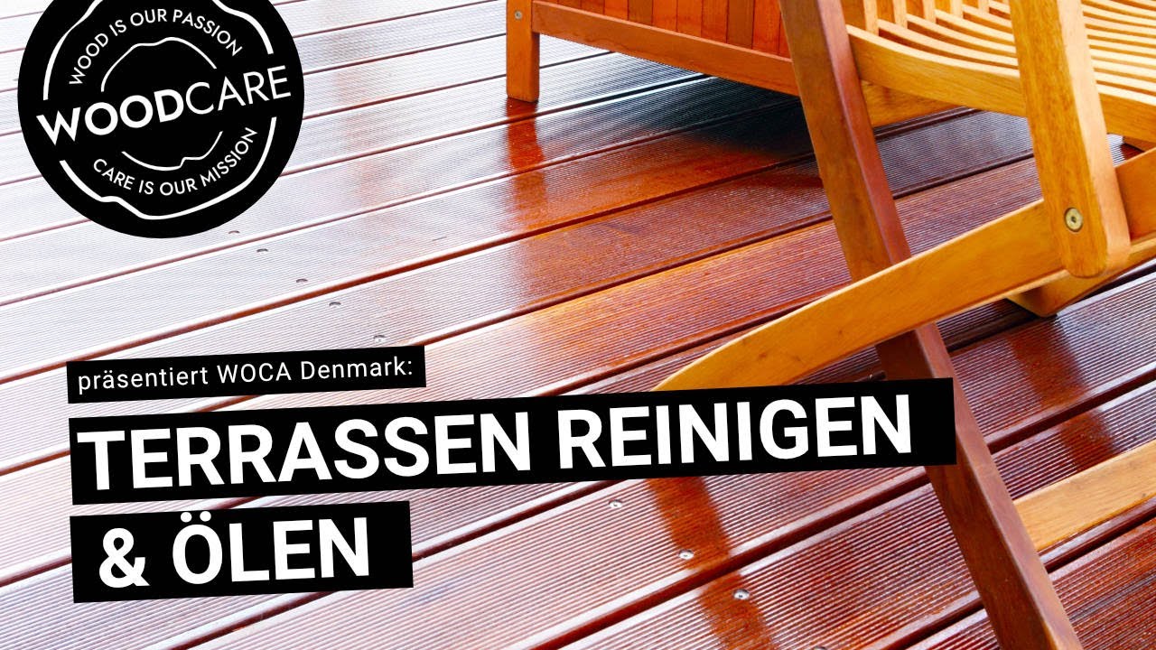 Terrassen-Renovierung: WOCA Exterior Reiniger und Terrassenöl