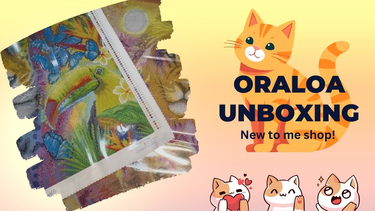 Unboxing my First Oraloa Paintings!! (Daydream Lions and Faces of Nature)