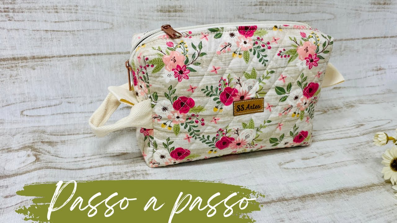 Como fazer necessaire box multiuso