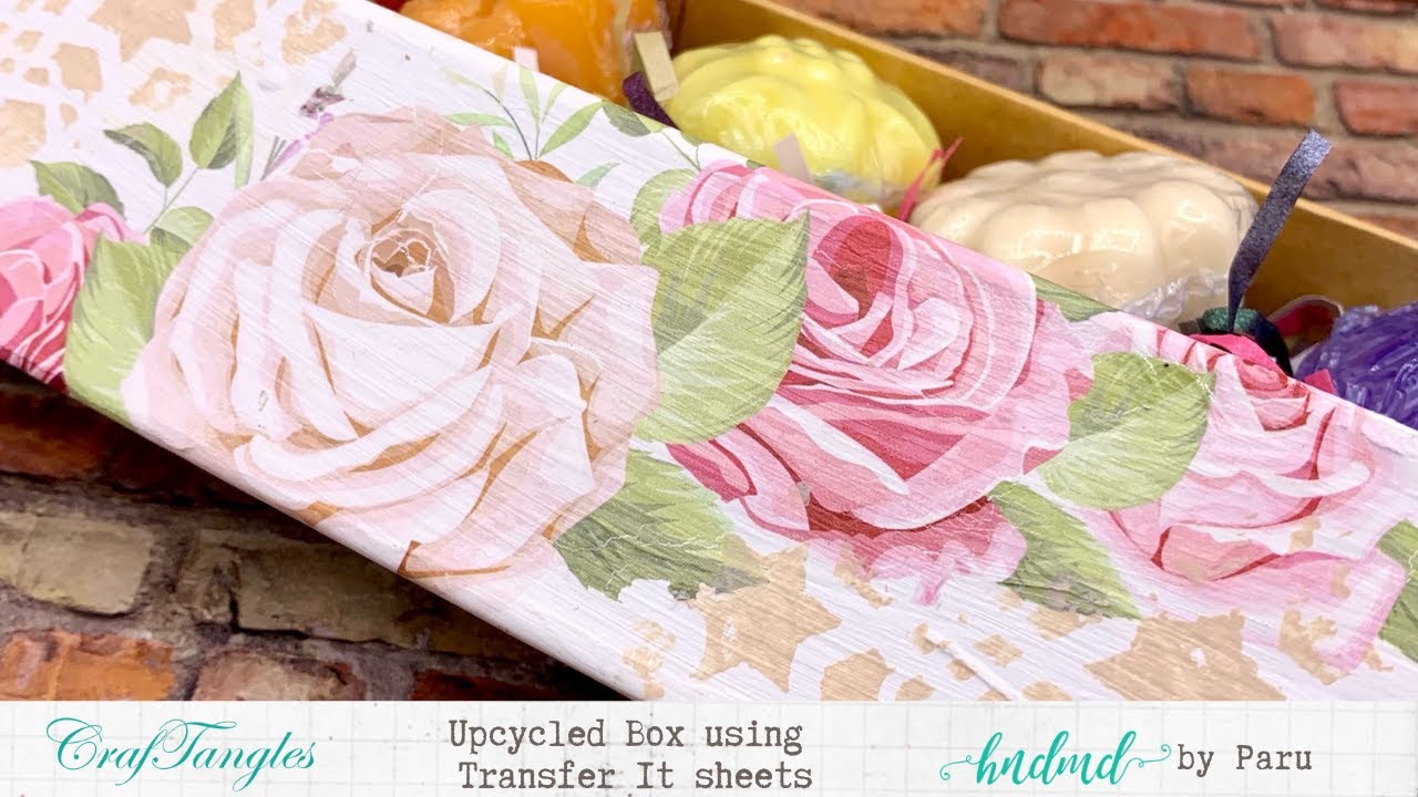 Quick and Easy Decoupage Box using Transfer It Sheets