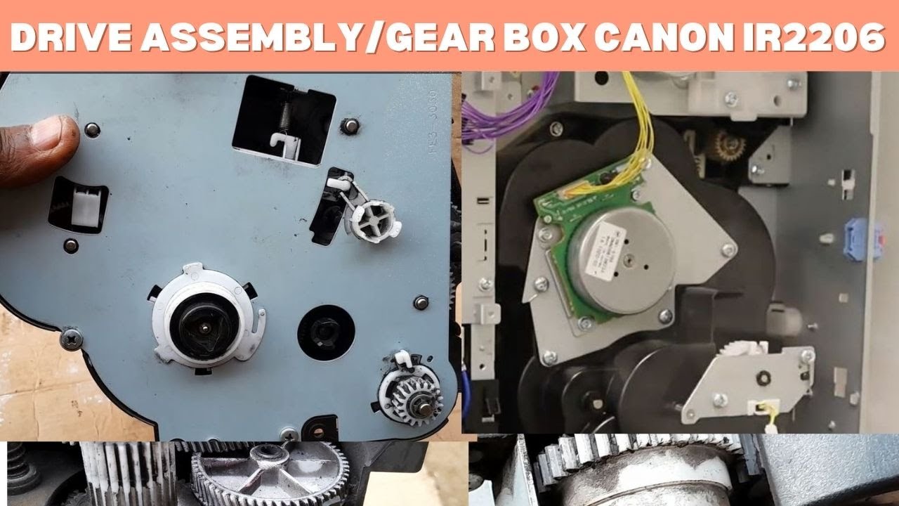 Main drive assembly | Gear box | | paper jam | | Canon ir 2206 ir2204 ir2425 |