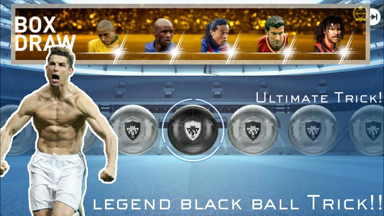 2 LEGEND BLACK BALL TRICK IN LEGENDS WORLDWIDE PACK #pes19mobile