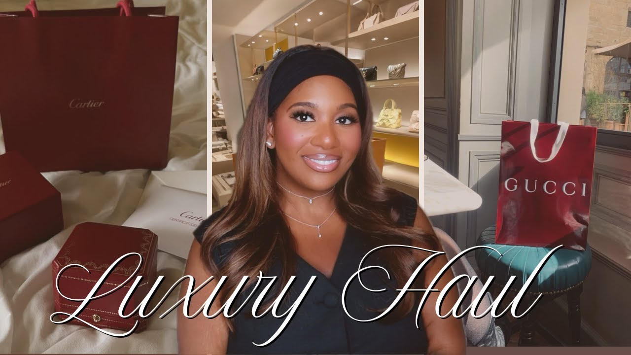 LUXURY HAUL & UNBOXING! DIAMONDS, GUCCI, CHANEL, PRADA & MORE! | POCKETSANDBOWS 🎀