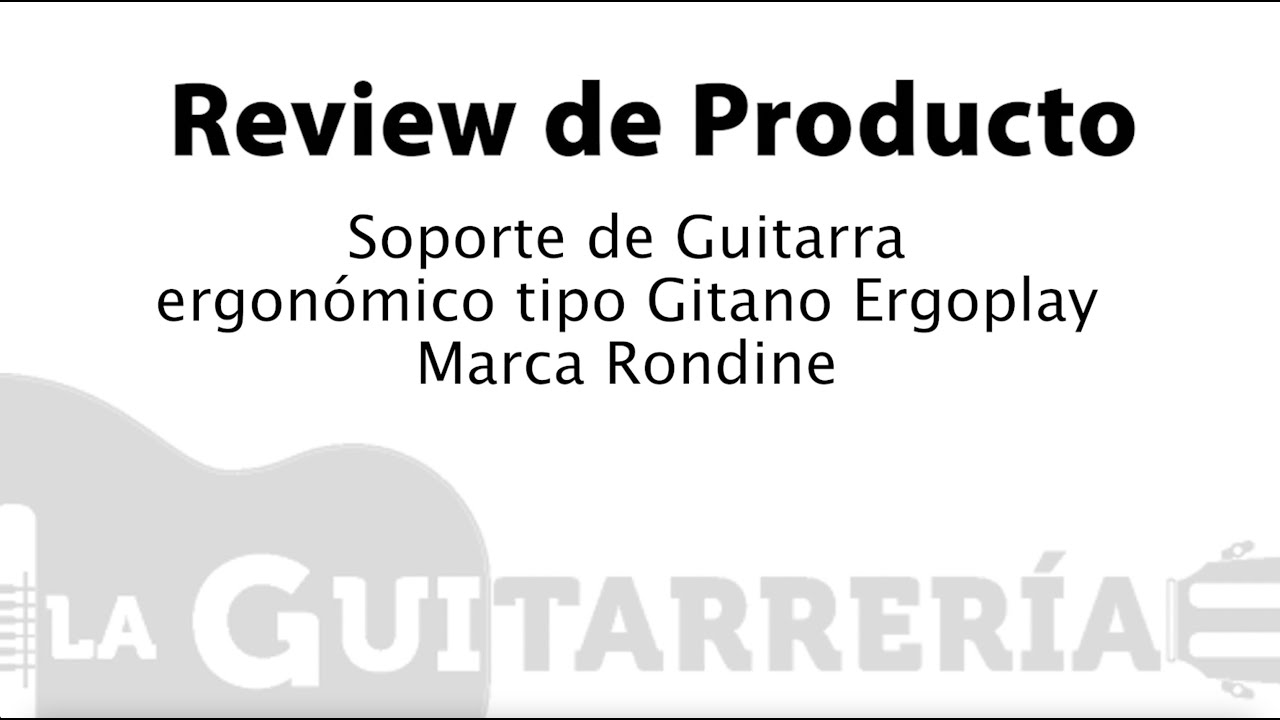 Soporte tipo Gitano Ergoplay para guitarra Clásica y Flamenca