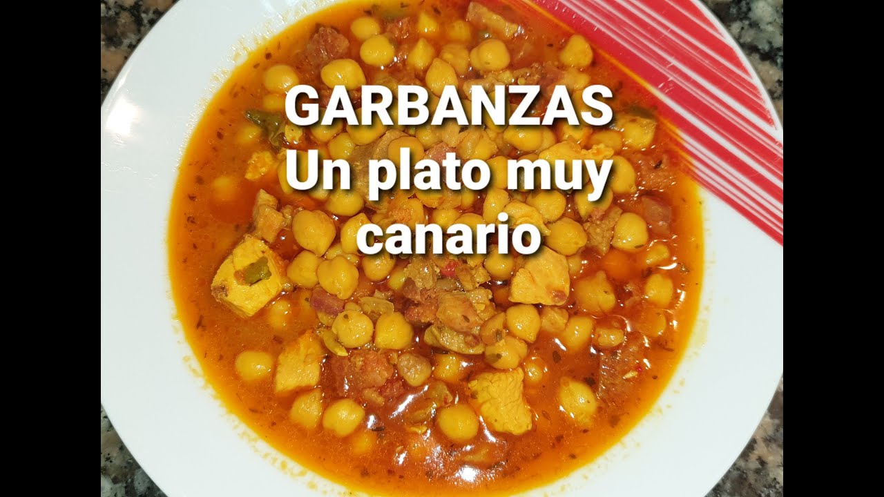 Garbanzas, receta canaria