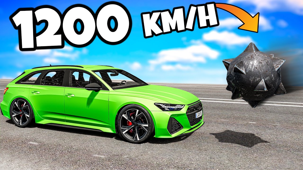 ❄️ AUTA UNIKAJĄ LECĄCYCH 1200KM/H OBIEKTÓW!? | BeamNG Drive |