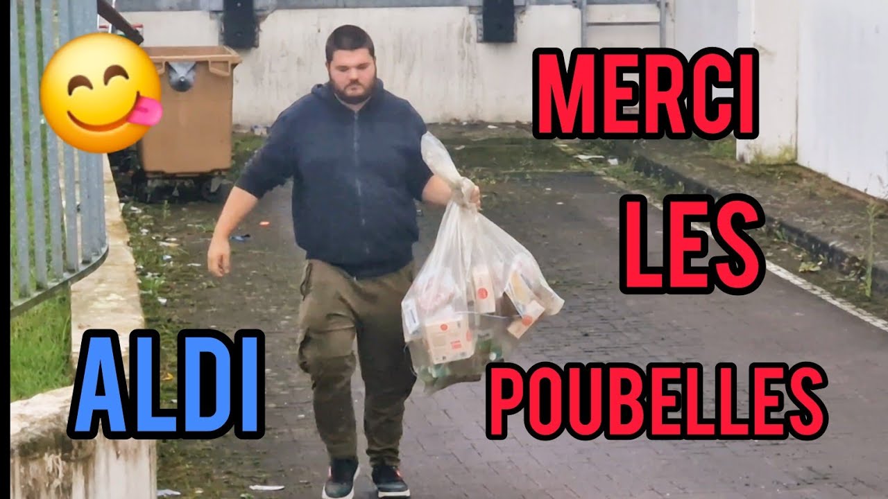 DES HAMBURGERS GRATUITS DANS LES POUBELLES D'ALDI 😊