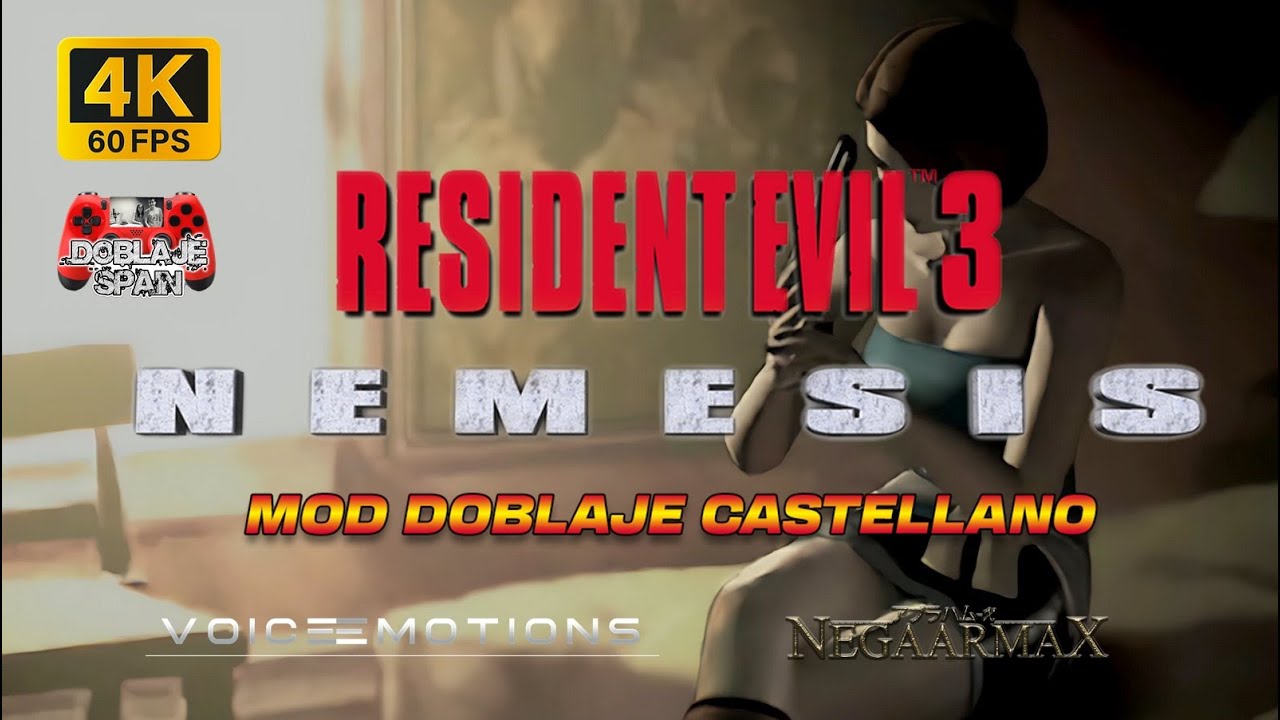 Resident Evil 3 Nemesis 1999 | Trailer 2025 | Mod Doblaje Castellano - (DoblajeSpain) - PC GOG - 4K