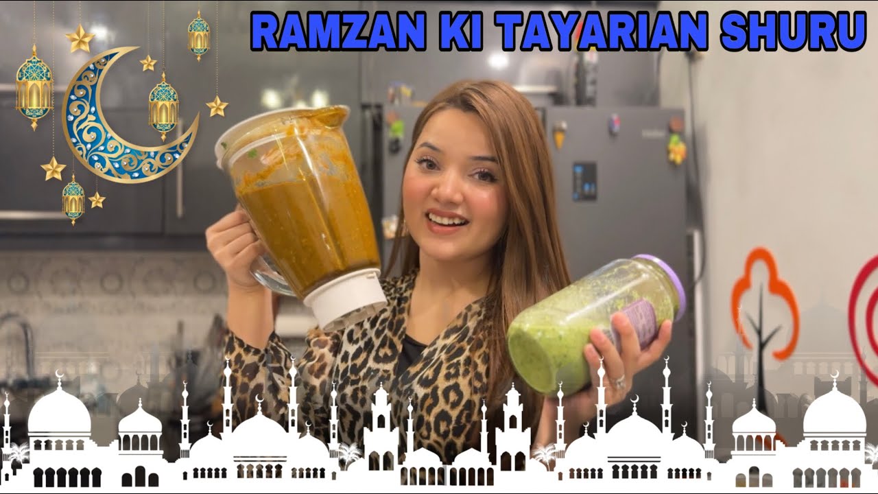 RAMZAN KI TAYARI SHURU🕌|CHATNIYO KI RECIPE BATA DI | VLOG BY RABEECA KHAN #ramadanonshorts2024